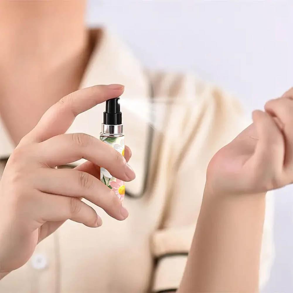 Bình Nước Hoa Mini YMIFI, Bình Xoay Xịt Di Động Có Thể Đổ Lại, Bình Xịt Bảo Quản Rỗng 5ml Hộp Đựng Mỹ Phẩm Rỗng