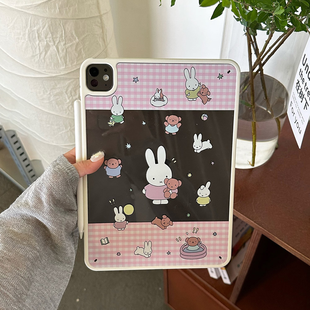 Vỏ bọc ngôi sao Acrylic cứng cho Mini6 Mini7 A17Pro IPad 5 6 7 8 9 10 11 A16 Air 2 3 4 5 6 Air 11 M2 Pro10.5 10.2 "Pro11 2018 2020 2021 2022 M4 Pro13 2024 2025