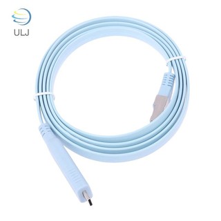Cáp điều khiển ULJ 1.5m Usb C sang Rj45 Rs232 Bộ chuyển đổi nối tiếp cho bộ định tuyến Cáp điều khiển Type-C Rj 45.