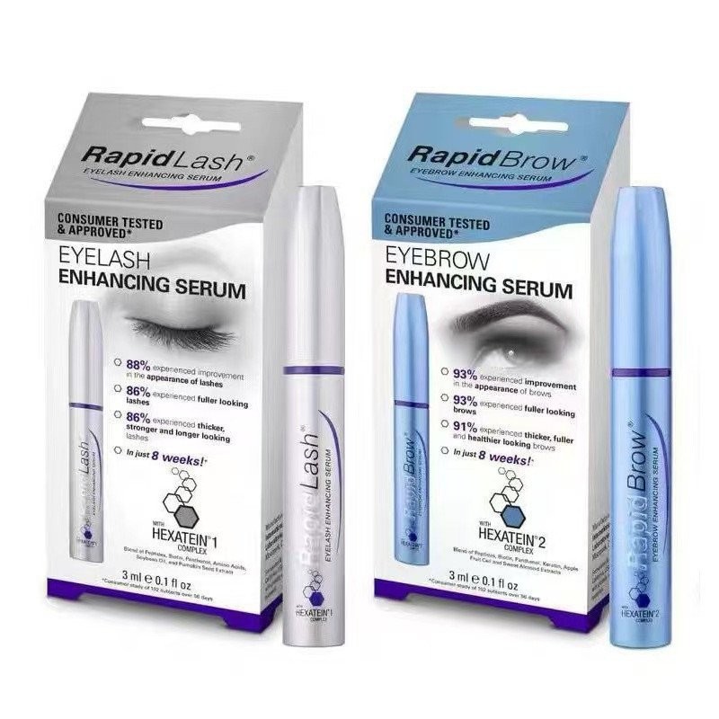 RapidLash eyelash Dung dịch mi RapidBrow lông mày Chống nước và chống mồ hôi MNCA