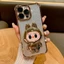 Ốp điện thoại LABU iPhone 16 PROMAX Vỏ bảo vệ Giá đỡ mạ điện Labrador Bốn góc chống sốc Apple 15PM Thân thiện với da Chống trầy xước 14 Bao gồm tất cả