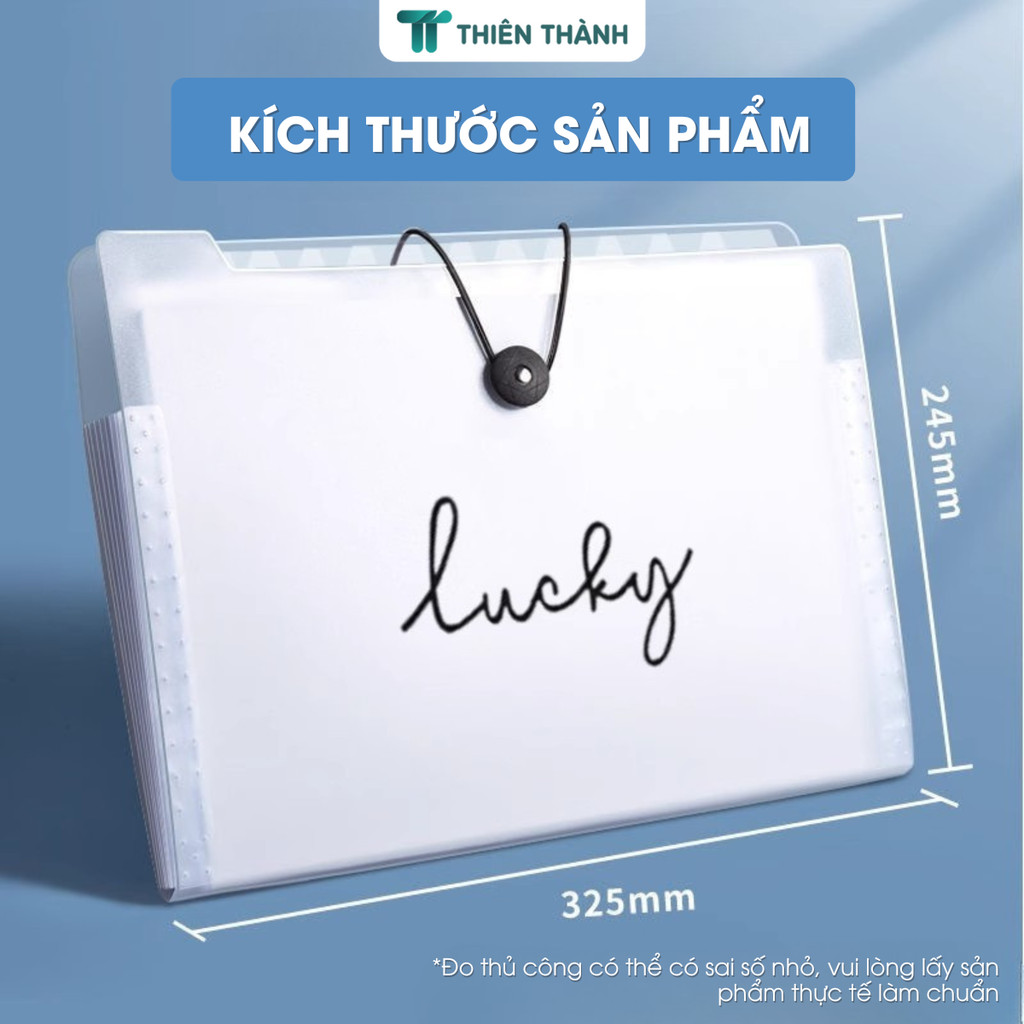Túi Đựng Tài Liệu A4 Nhiều Ngăn – Cặp Kẹp Giấy Tờ, Bài Kiểm Tra Cho Học Sinh, Sắp Xếp Hồ Sơ Gọn Gàng