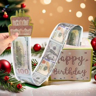 YOWEI Hộp quà tặng bất ngờ sinh nhật, hộp rút tiền mặt, kẹp tiền, quà tặng ngộ nghĩnh