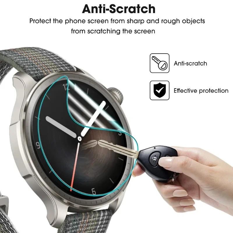 Amazfit Balance2 CheetahPro ActiveEdge 1-3 Cái 100D HD Phim Hydrogel Mềm Trong Suốt Cho Amazfit Cheetah Pro Balance 2 Active Edge Falcon Anti-Fingerprints Bảo Vệ Màn Hình Đồng Hồ Thông Minh