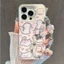 dây tay Ốp lưng iPhone mèo con cho 16 15 14 13 12 11 Pro Pro Max 6 6S 7 8 Plus X XS XR XS Max SE Ốp lưng TPU mềm