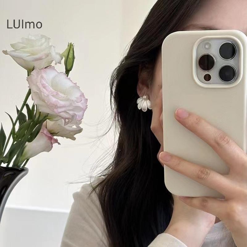 LUImo Một Đôi Cánh Hoa Ngọc Trai Tùy Chỉnh Bông Tai Nữ, Trang Sức Thời Trang Sang Trọng Nhẹ, Phụ Kiện Tối Giản SBS