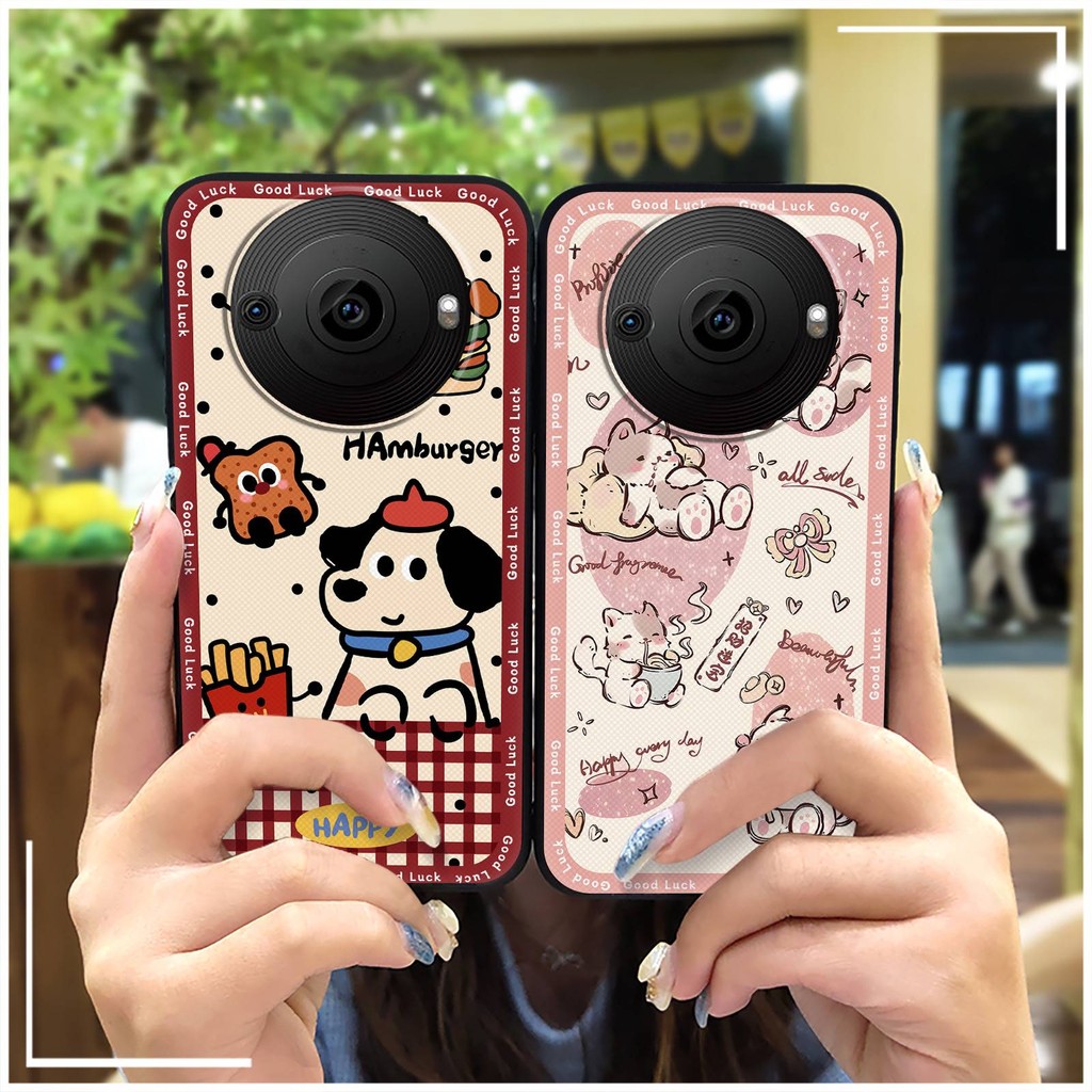 Ốp Lưng Bền Chống Va Đập Cho Sharp Aquos R8 Pro / SH-51D / R8S Pro, Bọc Toàn Bộ, Bảo Vệ Chống Sốc, Thiết Kế Hoạt Hình Graffiti, Dễ Thương