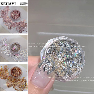Baoshiman trang trí móng long lanh, sequin nhấp nháy, hộp hỗn hợp, dụng cụ làm móng cho cửa hàng