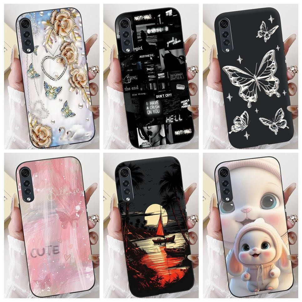 Họa Tiết Thời Trang Hoa Thú Đáng Yêu Vỏ Cho LG Velvet / Velvet 5G UW Vỏ Điện Thoại Matte Mềm Lỏng Silicon