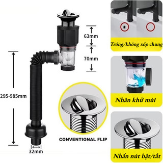 Ống thoát nước có thể mở rộng,Cổ xả thoát nước máy giặt,ngăn mùi, ngăn trào ngược