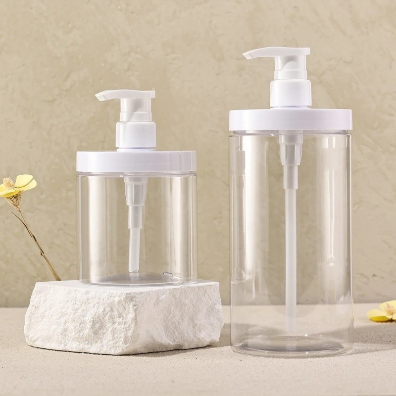 Bình đựng dầu gội dung tích lớn 500ml / 1000ml - Hộp đựng bơm có thể bơm lại bằng Gel tắm