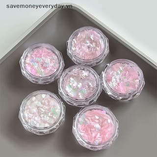 [savemoneyeveryday] Móng tay nghệ thuật Sequins Nàng tiên cá không đều Sequins Fine Sparkle Dày Mỏng Hỗn hợp Ngôi sao Sequins Trang trí móng tay [vn]