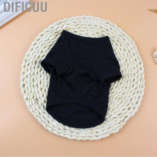Dificuu Máy Spring và Summer Dog T -Shirt Máy mặc áo sơ mi có thể giặt được màu đen với chữ thoải mái (3XL)