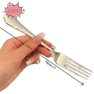 [PNPIA] Nĩa ăn tối bằng thép không gỉ Bộ nĩa bàn tay cầm dài Bộ dao kéo Hàn Quốc Bốn món Salad Món tráng miệng Nĩa trái cây Cửa hàng nhà bếp