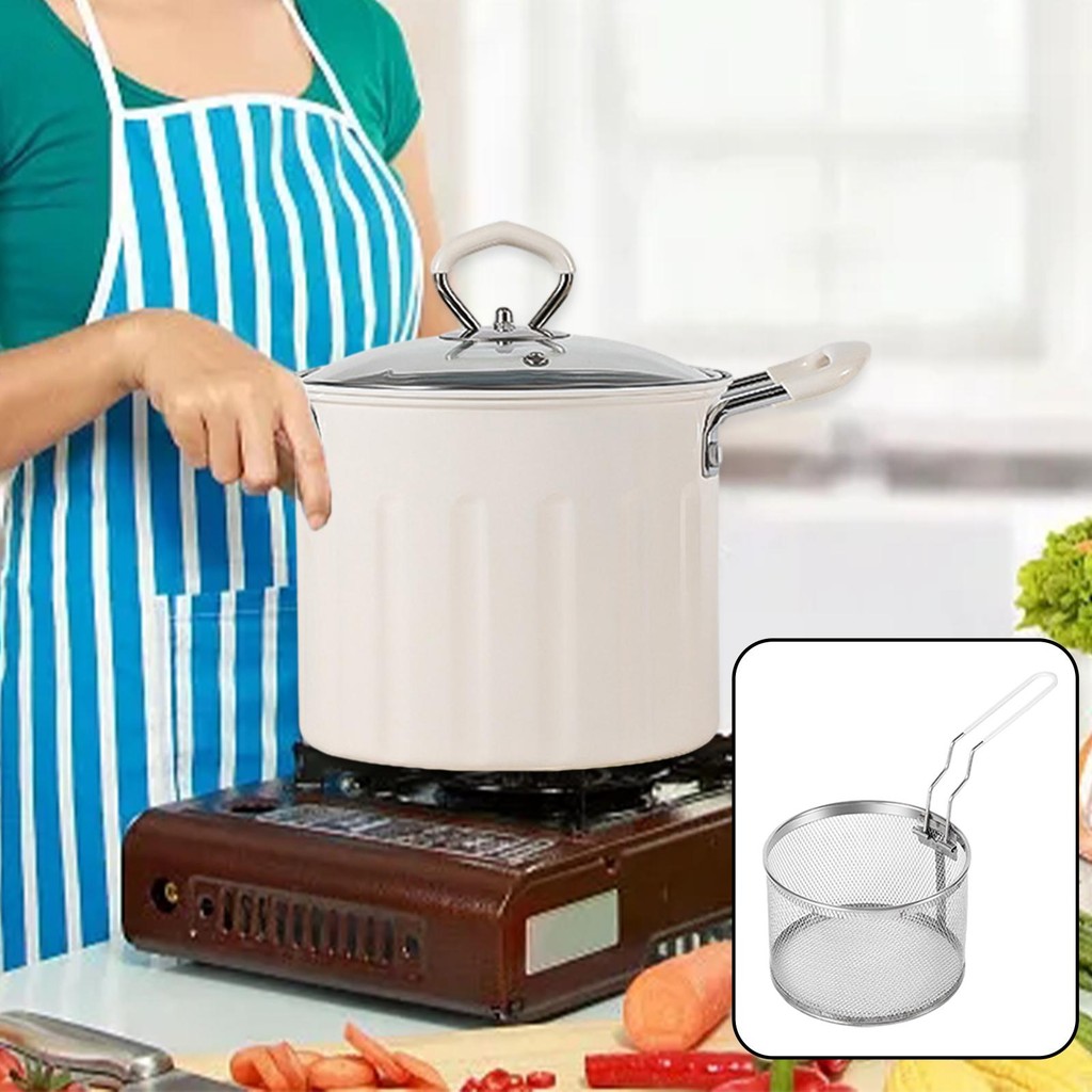Nồi Chiên Sâu Có Nắp Nồi Chiên Sâu Để Nấu Ăn Nhà Bếp Ngoài Trời