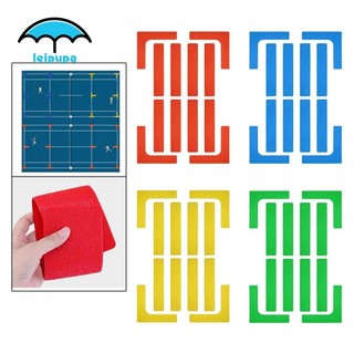 Leipupa Pickleball Court Line Marker Set - Phụ kiện đánh dấu đường dây tennis đa chức năng