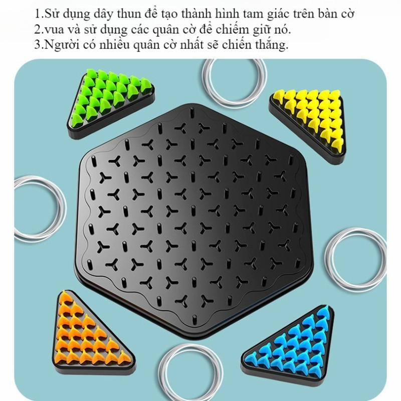 【SKISOPGO】Bộ cờ xếp hình tam giác, Đồ chơi xếp hình logic cho trẻ em, cờ liên xích, xếp hình cho bé