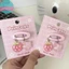 Sund Mặt Dây Chuyền Thạch Dâu Ngôi Sao Hình Bầu Dục Kẹp Mềm Mại Dễ Thương Ins Cô Gái Ngọt Ngào Ngôi Sao Năm Cánh Phụ Kiện Tóc Kẹp Tóc VN