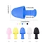KIKIN 1 Cặp Chống Thấm Nước Nút Tai Silicon Mềm Giảm Tiếng Ồn Nút Tai Ngủ