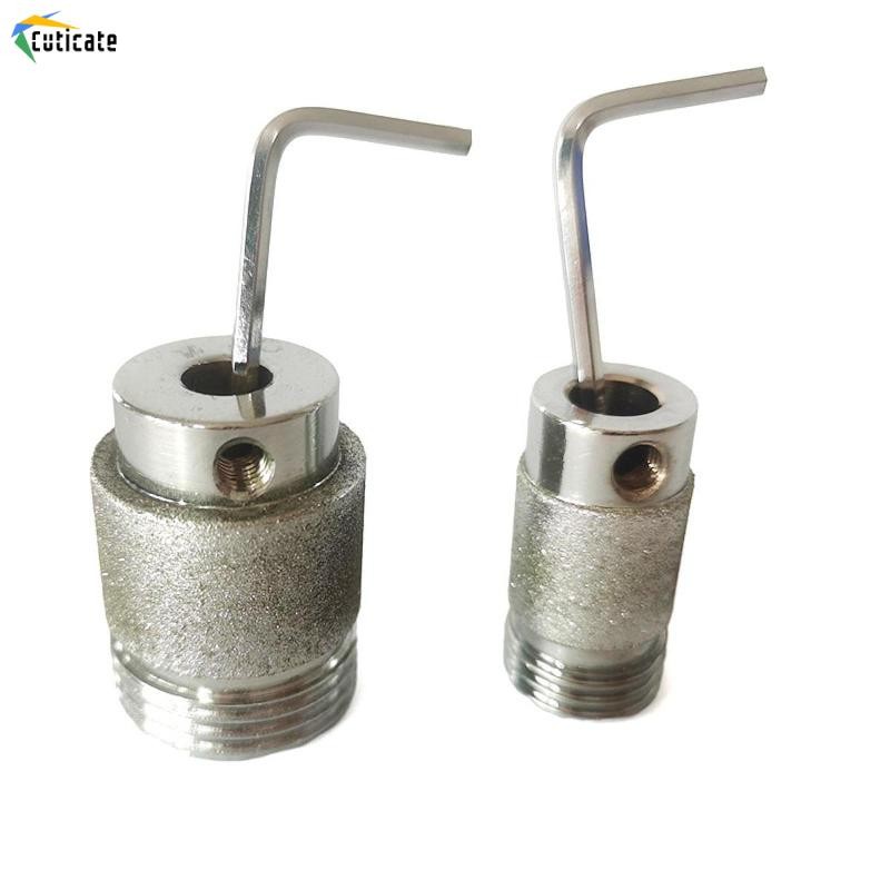 2x Máy Xay Thủy Tinh Bit Chắc Chắn Nhanh Mài Dụng Cụ Kính Màu Khoan Thủy Tinh