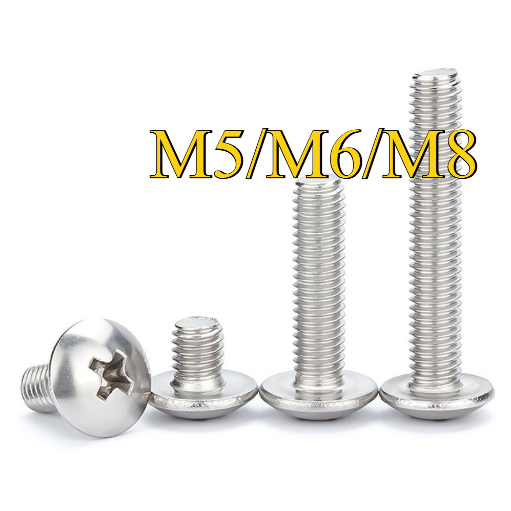 Ốc Vít inox đầu dù pake Inox 304, Bu lông đầu dù pake inox 304 M5 / M6 ...