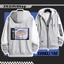 YB1 Gió hú Sóng Xiangli Yao anime Dây Kéo Áo Khoác Áo Khoác Unisex Top BY1