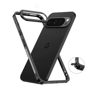 Dành Cho Google Pixel 8 9 10 Pro XL 9A 9pro Khung Hợp Kim Nhôm Hàng Không Ốp Lưng Điện Thoại Ống Kính Kim Loại Tản Nhiệt Vỏ Chống Sốc