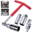 TAYO Dụng Cụ Tháo Bugi, Tay Cầm Thanh Chữ T Thông Dụng Spark Cắm Với Ổ Cắm 16 Mm & 21 Mm