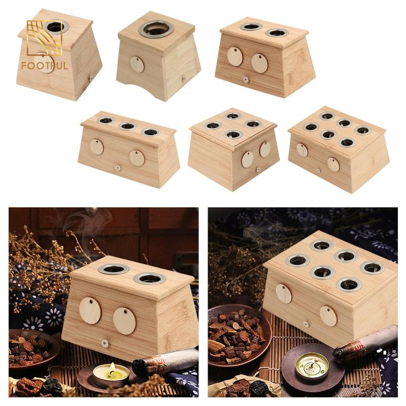 Moxa Moxibustion Gỗ ổn định Gậy không khói Dụng cụ đốt Moxibustion cho
