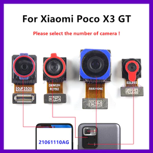 Phía Sau Camera Trước Cho Xiaomi Poco X3 GT Lưng Selfie Phía Trước Mặt Sau Camera Module Flex Sửa Chữa Phụ Kiện 21061110AG
