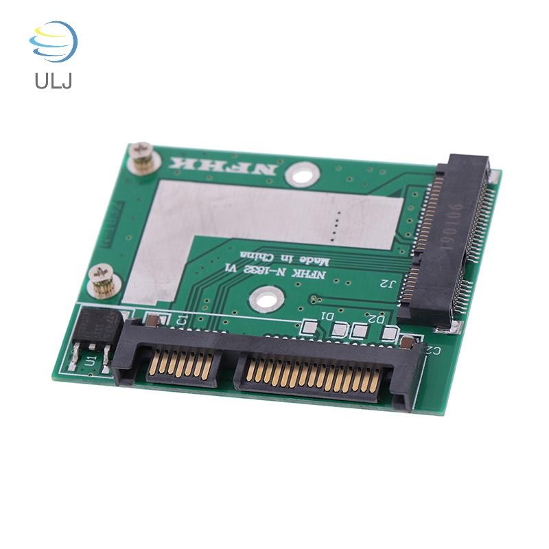 ULJ mSATA SSD sang 2.5 '' SATA 6.0gps chuyển đổi thẻ mô-đun bảng pcie ssd.