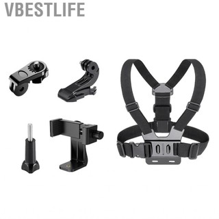 VBESTLIFE Dây đeo ngực có thể điều chỉnh Schest cho máy ảnh hành động điện thoại di động quay phim trượt tuyết