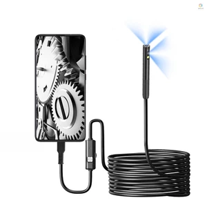 Camera nội soi có đèn, Kính tiềm vọng HD 1920P với 8 đèn LED có thể điều chỉnh Ống kính kép, Thay thế Camera kiểm tra chống nước IP67 cho iPhone iOS