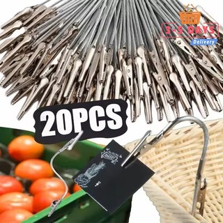 [3-5 ngày đến] 5-20 CÁI Kẹp cá sấu ống linh hoạt Kẹp cá sấu không cách nhiệt DIY Memo Picture Clip Photo Note Holder Giá thẻ kẹp thẻ