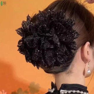 Lưới Hoa Vuốt Tóc Kẹp Mạnh Mẽ Giữ & Chống Trơn Trượt Ngày Lễ Thích Hợp Cho Tóc Dày Mỏng