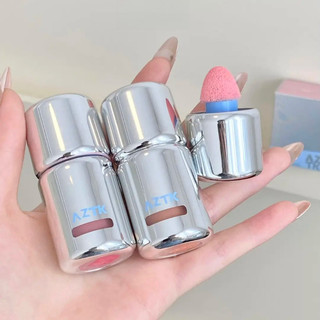 AZTK Phấn Má Hồng Bao Bì Mới Da Mạnh Mẽ Tan Chảy Mặt Đỏ Tự Nhiên Cho Bé Gái