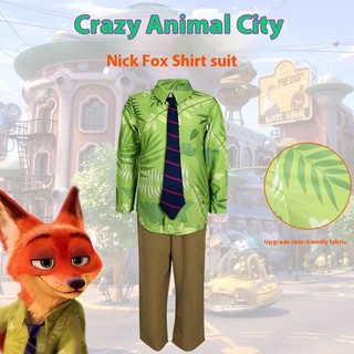 Trang phục hoạt hình phù hợp với nhân vật Nick Fox từ Crazy Animal City