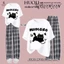 Sét Bộ Quần Ống Suông Kẻ Caro Đen + Mix Áo Phông mèo STUDEN Form Rộng Unisex-SHOP THU BIO98