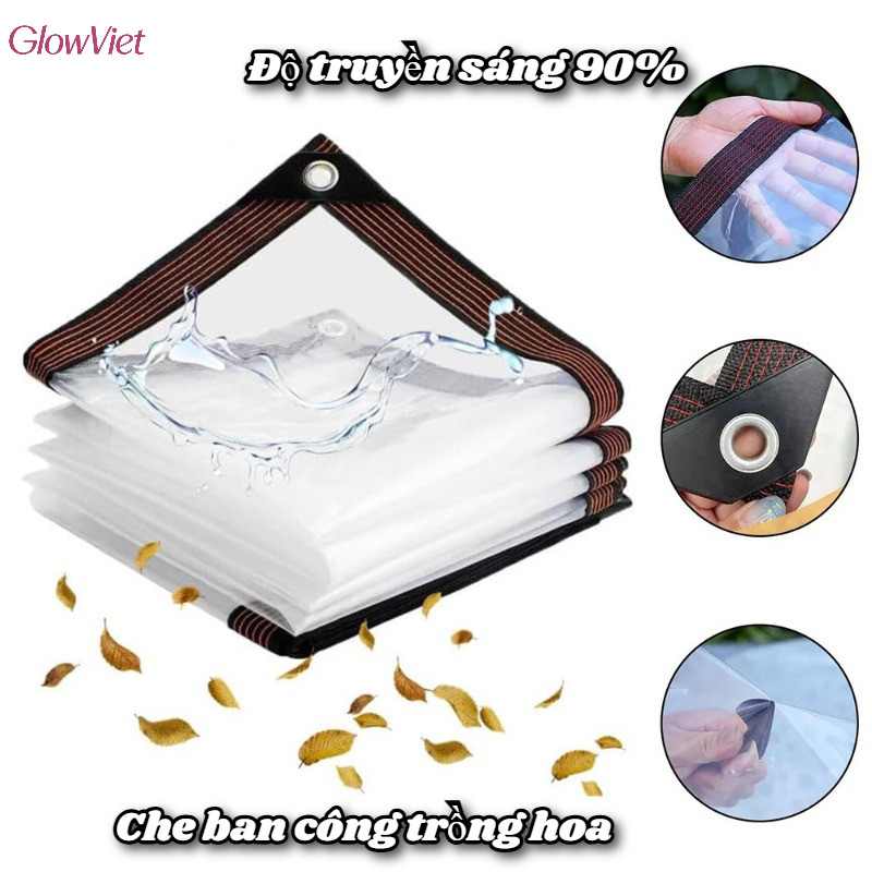 Bạt nhựa trong suốt,Không có lỗ kim, không rò rỉ nước, không nứt và,Che Ban Công, Nhà Kính & Ô Tô