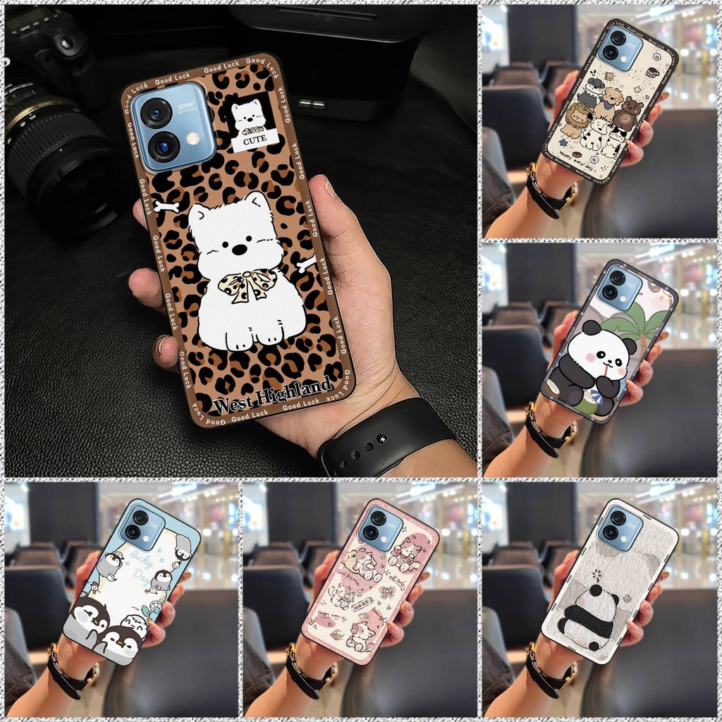 Ốp Điện Thoại TPU Mềm Họa Tiết Động Vật Dễ Thương Cho MOTO G Stylus 5G 2023, Bọc Toàn Bộ, Chống Sốc, Chống Bụi Bẩn, Bảo Vệ