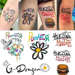 Bán Hot Love Crown Daisy Tattoo Sticker Chống thấm nước lâu trôi