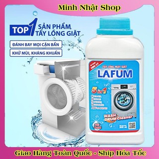 Dung Dịch Vệ Sinh Tẩy Lồng Máy Giặt LAFUM Làm Sạch Cặn Bẩn Lồng Giặt 500ml