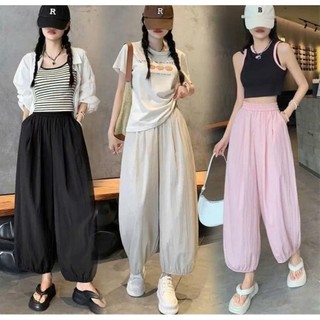 [Deal mở bán] [Combo 2q] Quần Bom Ali Chất đũi vân mây cho mùa hè mát mẻ, Quần bomer lưng cao nhiều màu dễ phối đồ