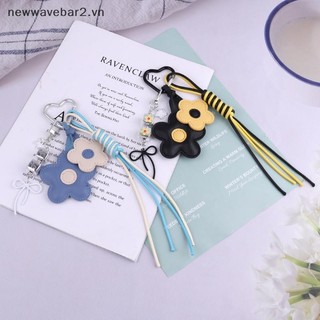 [Mới] Ins Style Dễ Thương Thời Trang Da Hoa Móc Khóa Dây Sáng Tạo Móc Khóa Cho Bé Gái Túi Mặt Dây Chuyền.