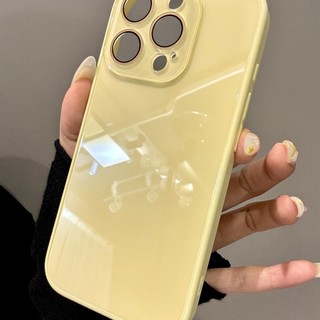 Fresh Mambo Green Full Coverage Lens Vỏ điện thoại di động Áp dụng iPhone16 15 14 13 12 11 Pro Max Bảo vệ Camera chống sốc Ốp lưng cứng chống rơi