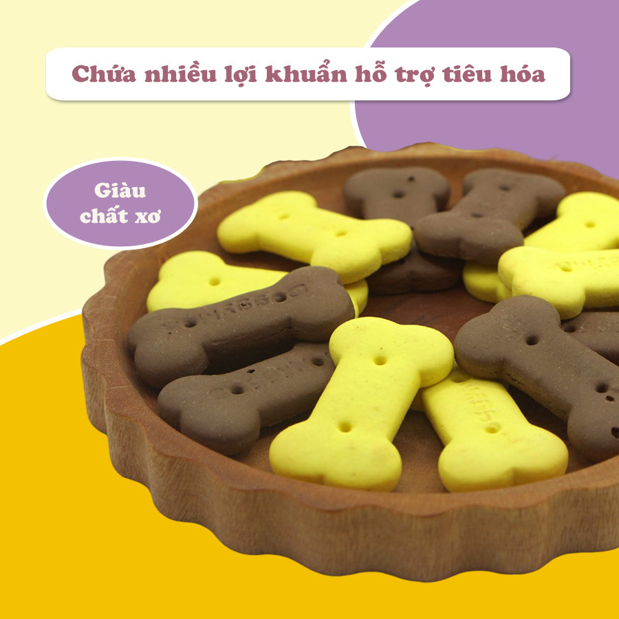 Bánh quy vị gan và khoai lang Doggyman 450g cho chó