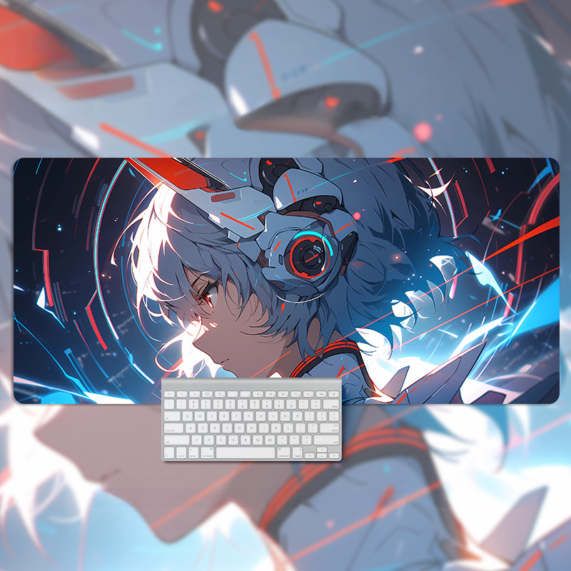 Neon Genesis Evangelion Anime Mouse Pad Lớn EVA Hoạt Hình Mát mẻ Miếng Lót Chuột Máy Tính Văn Phòng Chống Trơn Trượt Thảm Để Bàn