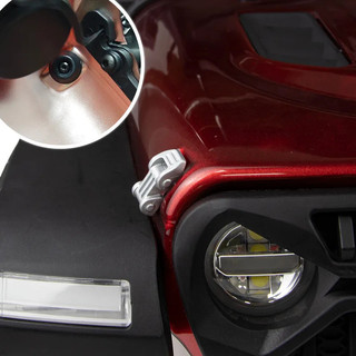 Vỏ máy kim loại Bản lề Tâm trạng Trang trí mảnh cho Rlaarlo MK07 JK07 Bộ phận nâng cấp kim loại RC Xe OP Phụ kiện-- & -