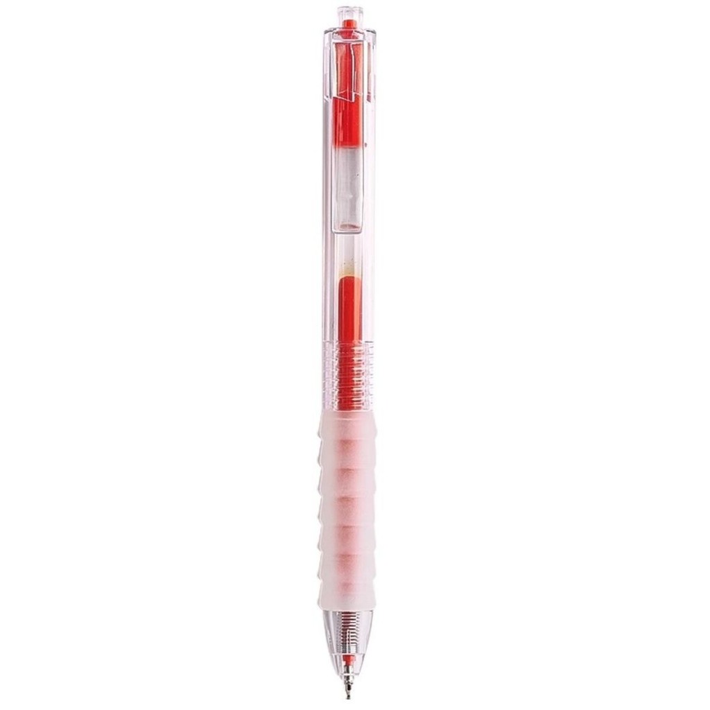 Bút Gel Nước ST 0.5mm 3 Màu (Đen, Xanh, Đỏ) - Bút Bi Bấm Mực Ra Đều, Viết Trơn, Bền Đẹp Không Sợ Đau Tay