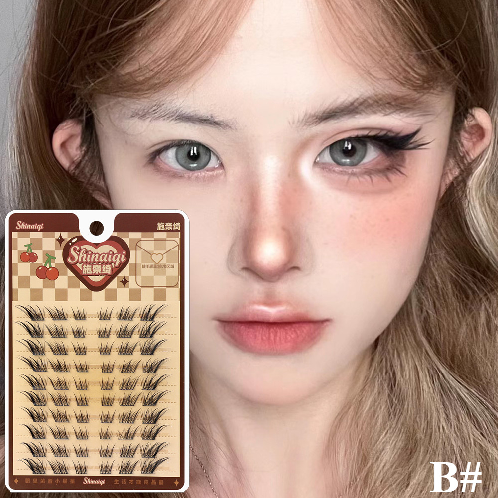 Hoa Hướng Dương Lông Mi Giả Keo Miễn Phí Cụm Đơn Tự Nhiên Dày Manga Mắt Lông Mi Nối Dài Dụng Cụ Trang Điểm